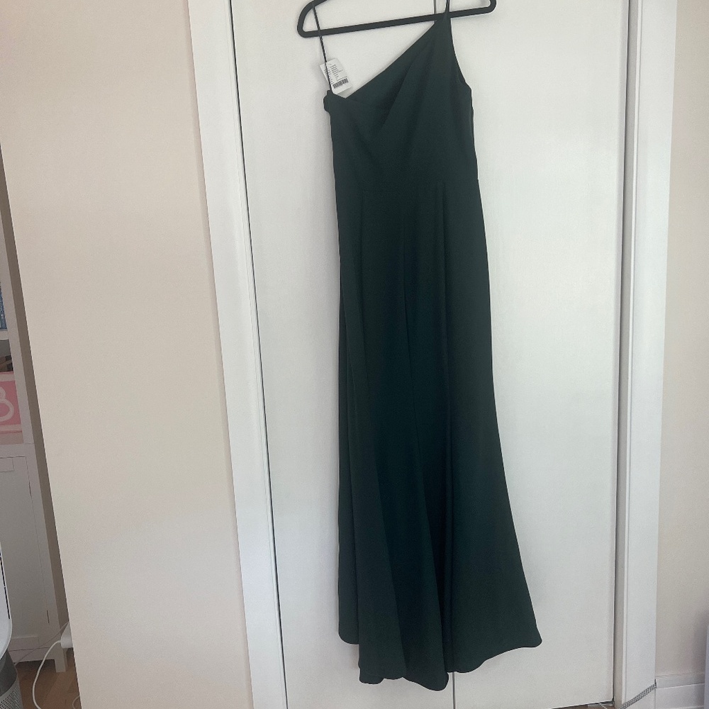 Amsale Sloan crepe Hunter Bridesmaid Dress (new with tags)